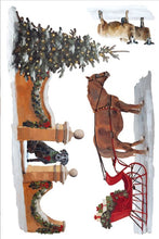 Load image into Gallery viewer, A Cotswold Christmas IOD Transfer 8"x12" Pad (8 Sheets)
