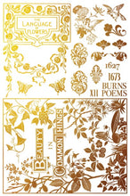 Load image into Gallery viewer, Athenaeum Foil Transfer™ by IOD (Pad of 8 - 8"x12" sheets)
