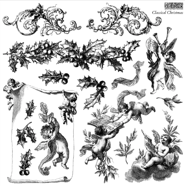 Classical Christmas Decor Stamp™ by IOD (12