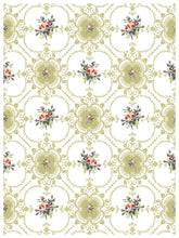 Load image into Gallery viewer, Lattice Rose Decor Paint Inlay™ by IOD (Pad of 8 - 12&quot;x16&quot; sheets) - Iron Orchid Designs
