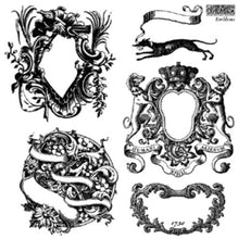 Load image into Gallery viewer, Emblems Decor Stamp™ by IOD (4  6"x6" Sheets)
