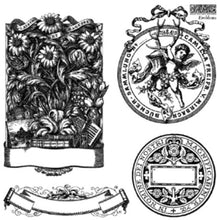 Load image into Gallery viewer, Emblems Decor Stamp™ by IOD (4  6"x6" Sheets)
