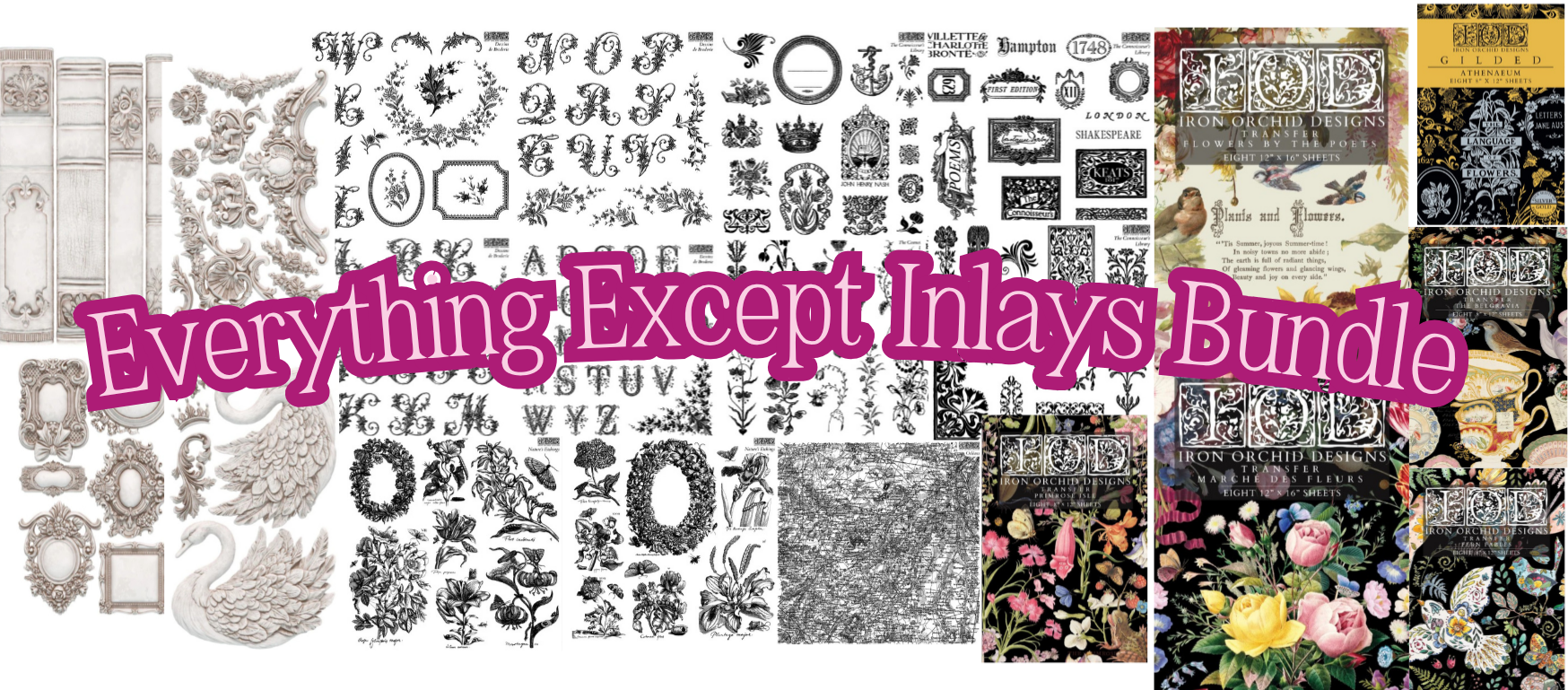 IOD Summer 2026 - Everything Exept Inlays Bundle – The Purple Painted Lady