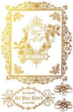 Load image into Gallery viewer, Figgy &amp; Flourish Gilded Transfer™ by IOD (Pad of 8 - 8&quot;x12&quot; sheets)
