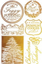 Load image into Gallery viewer, Figgy &amp; Flourish Gilded Transfer™ by IOD (Pad of 8 - 8&quot;x12&quot; sheets)
