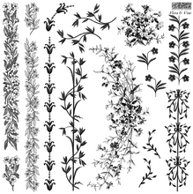 Load image into Gallery viewer, Flora &amp; Vine 12x12 IOD Stamp

