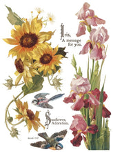 Load image into Gallery viewer, Flowers by the Poets Transfer™ by IOD (Pad of 8 - 12"x16" sheets)
