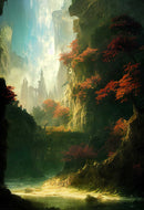 Fantasy Forest - Mint by Michelle Decoupage Paper