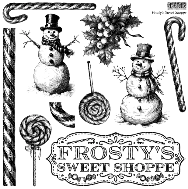 Frosty's Sweet Shoppe Decor Stamp™ by IOD (12