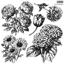 Load image into Gallery viewer, Garden Bouquet Decor Stamp™ by IOD (12&quot;x12&quot;)
