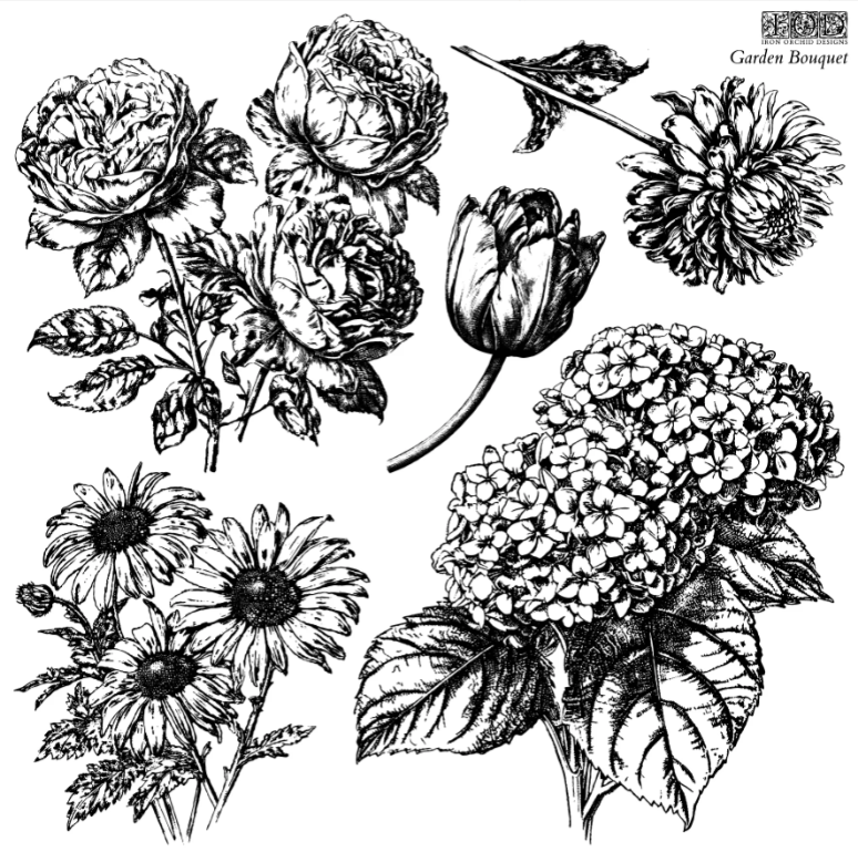 Garden Bouquet Decor Stamp™ by IOD (12