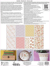 Load image into Gallery viewer, Ditsy Blooms Decor Paint Inlay™ by IOD (Pad of 8 - 12&quot;x16&quot; sheets)
