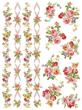 Load image into Gallery viewer, Ditsy Blooms Decor Paint Inlay™ by IOD (Pad of 8 - 12&quot;x16&quot; sheets)

