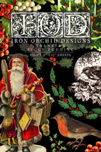 Load image into Gallery viewer, Figgy Pudding Transfer by IOD (Pad of 8 - 8"x12" Sheets)
