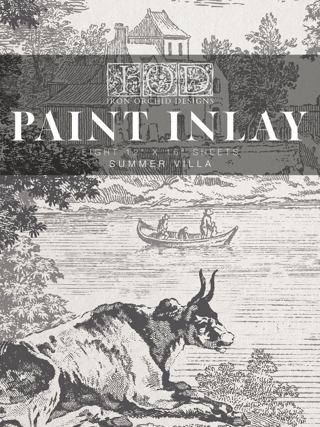 Summer Villa IOD Paint Inlay 12