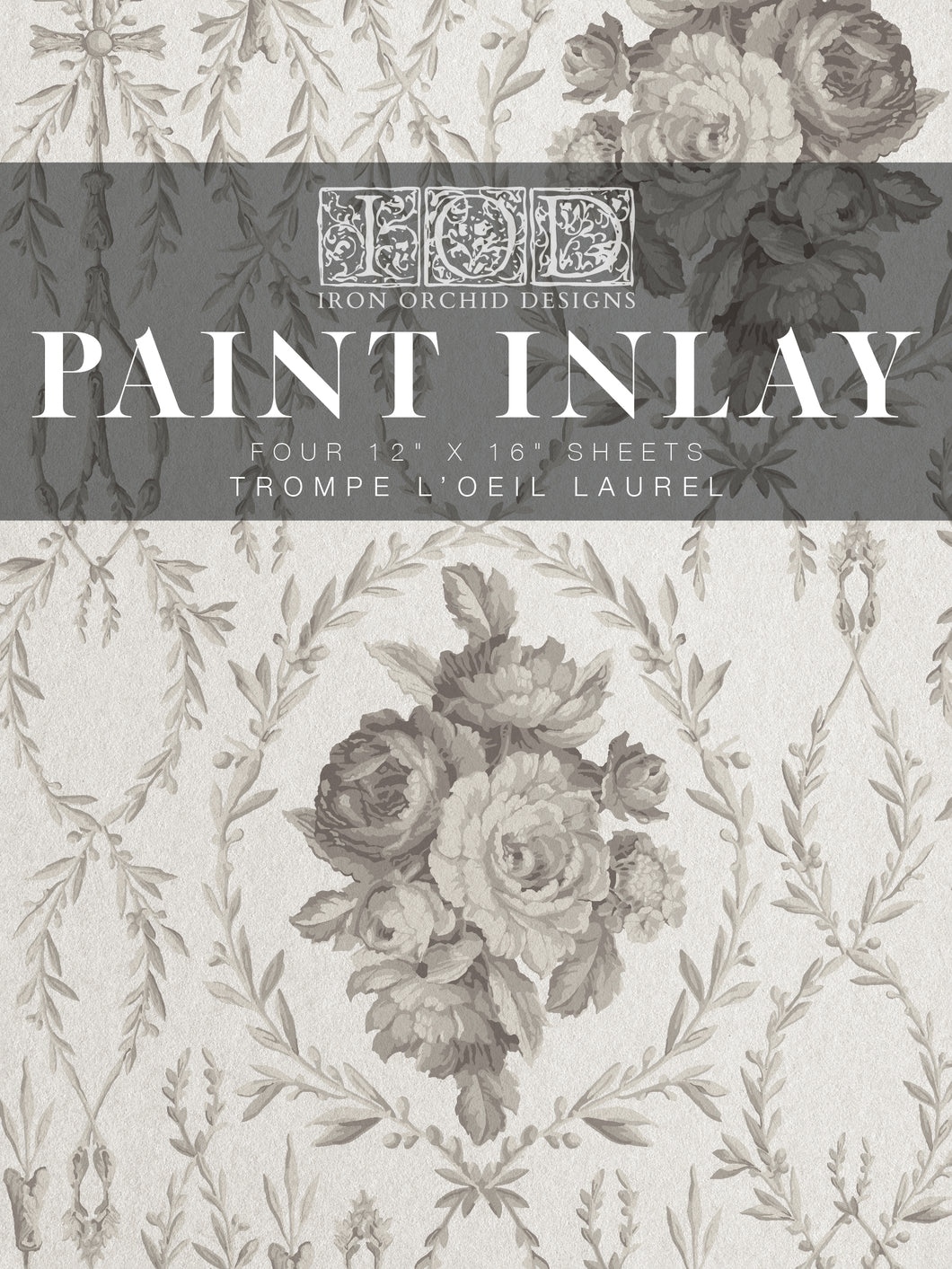 Trompe L-Oeil Laurel IOD Paint Inlay 12