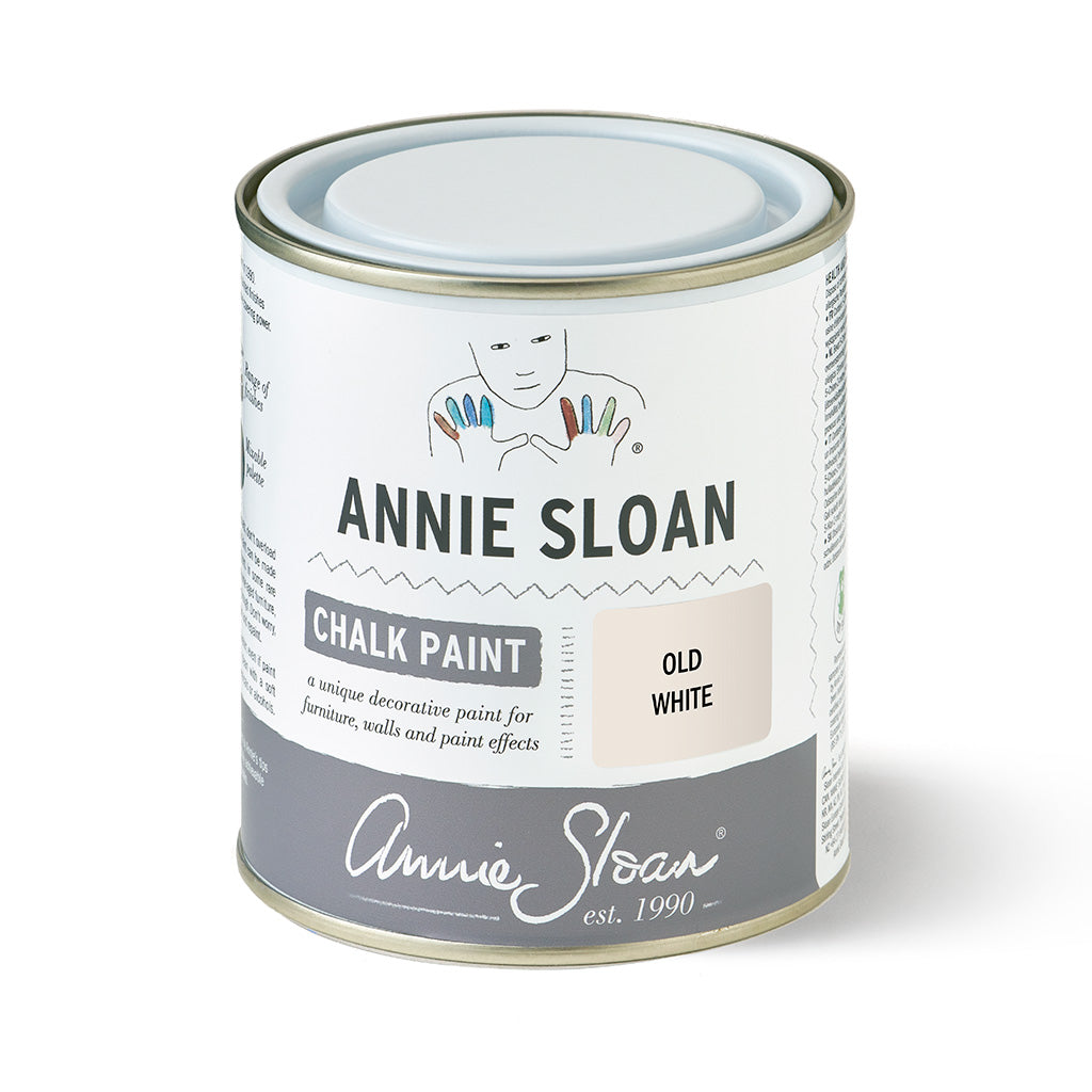 Annie Sloan Chalk Paint® Old White  **NOTE this color changed late 2018 -there is NO yellow to it**
