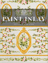 Load image into Gallery viewer, Petite Fleur Pink Inlay by IOD (Pad of Four 12&quot;x16&quot; Sheets)
