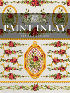 Petite Fleur Red Inlay by IOD (Pad of Four 12