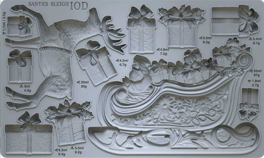 Santa's Sleigh Mould™ by IOD (6