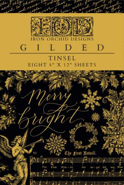 Tinsel Gilded Transfer™ by IOD (Pad of 8 - 8