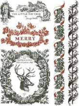 Load image into Gallery viewer, Twelfth Night Decor Paint Inlay™ by IOD (Pad of 8 - 12&quot;x16&quot; sheets)
