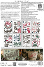 Load image into Gallery viewer, The North Pole Co. Decor Paint Inlay™ by IOD (Pad of 8 - 8"x12" sheets)

