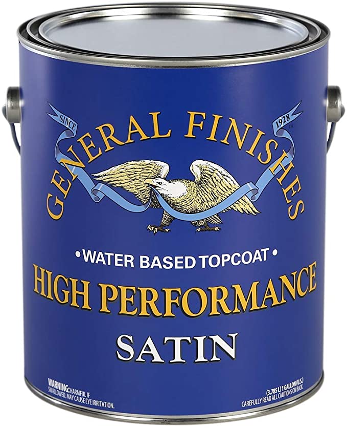 General Finishes High Performance Water Based Topcoat - SATIN