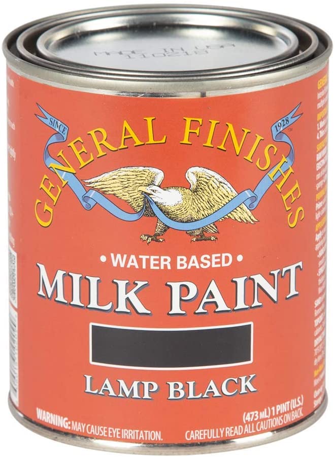 General Finishes Water Based Milk Paint - Lamp Black