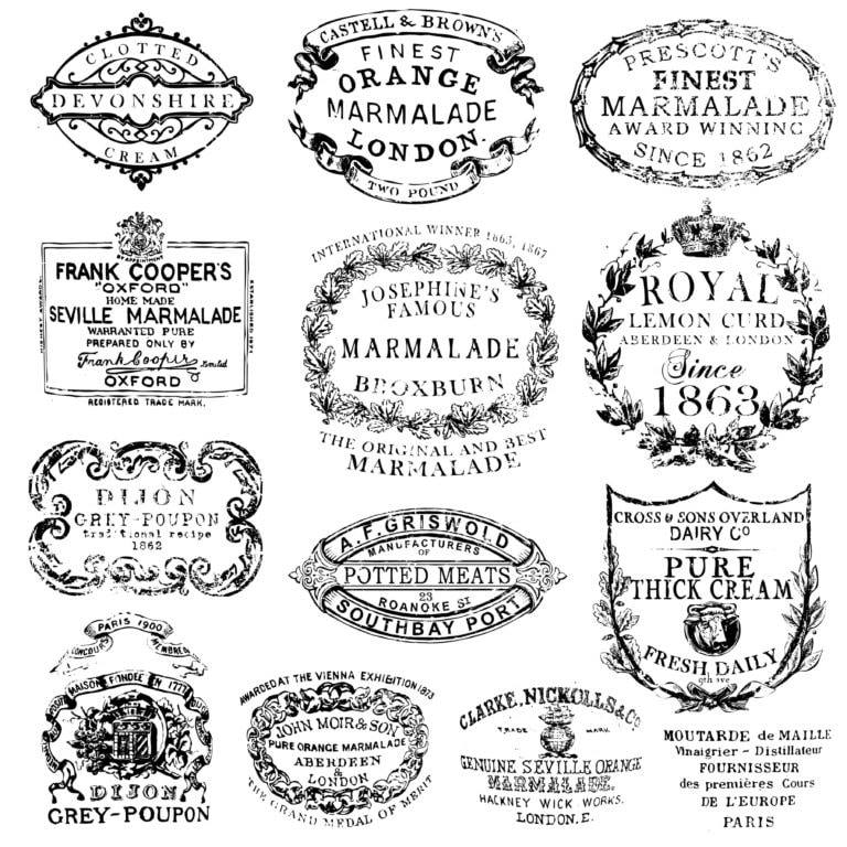 Iron Orchid Designs Crockery Decor Stamps (12x12)  