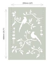 Load image into Gallery viewer, Chinoiserie Bird Stencil - Annie Sloan
