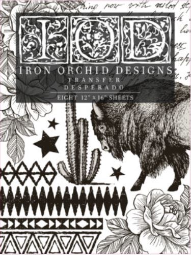 Iron Orchid Designs Desperado Decor Transfer 12