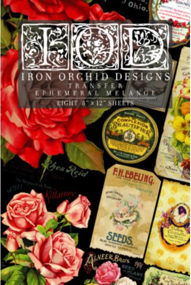 Iron Orchid Designs Ephemeral Melange Decor Transfer 8