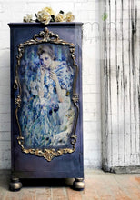 Load image into Gallery viewer, Woman with Irises - Mint by Michelle Decoupage Paper
