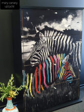 Load image into Gallery viewer, Zebras - Mint by Michelle Decoupage Paper
