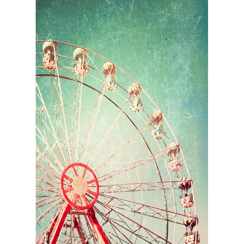 Ferris Wheel - Mint by Michelle Decoupage Paper