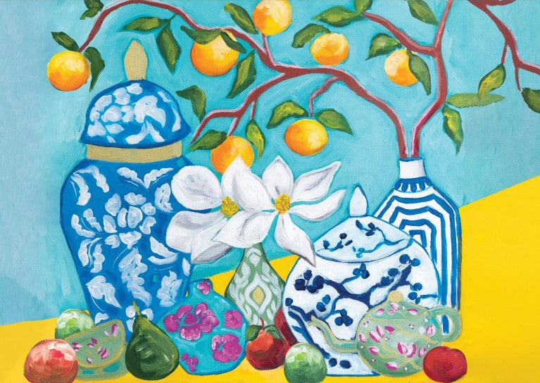 Ginger Jars - Mint by Michelle Decoupage Paper