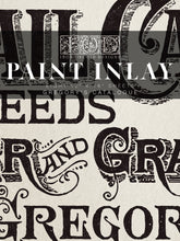 Load image into Gallery viewer, Iron Orchid Designs Gregory&#39;s Catalogue Paint Inlay 12x16
