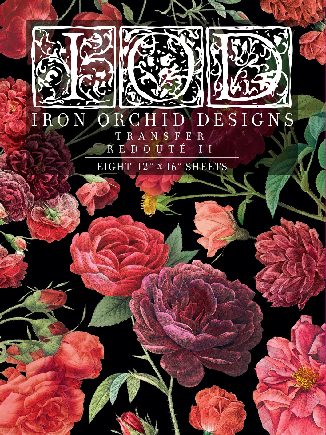 Iron Orchid Designs Transfer Redoute II 12x16 Pad
