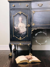 Load image into Gallery viewer, Madam La Fevre REVERSED - Mint by Michelle Decoupage Paper
