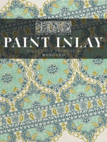 Iron Orchid Designs Morocco Paint Inlay 12x16 Pad