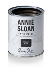 Load image into Gallery viewer, Athenian Black Annie Sloan Satin Paint (750mL)
