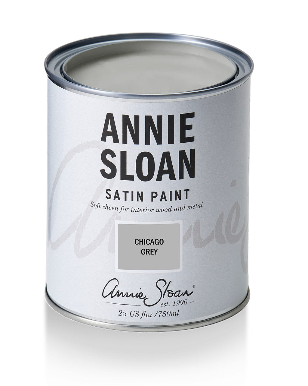 Chicago Grey Annie Sloan Satin Paint (750mL)  