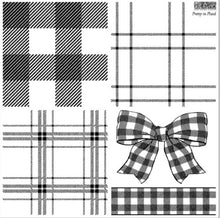 Load image into Gallery viewer, Pretty in Plaid 12x12 IOD Stamp
