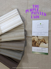 Load image into Gallery viewer, Sepia Horses REVERSED - Mint by Michelle Decoupage Paper
