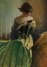 Load image into Gallery viewer, Study in Black and Green - Mint by Michelle Decoupage Paper
