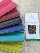 Load image into Gallery viewer, Peacock - Mint by Michelle Decoupage Paper
