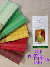 Load image into Gallery viewer, Woman in a Green Top - Mint by Michelle Decoupage Paper
