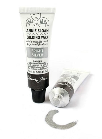 Annie Sloan Gilding Wax 15 mL Tube - Bright Silver