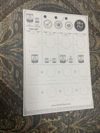 Annie Sloan Mix Paper (This is for ONE Sheet)